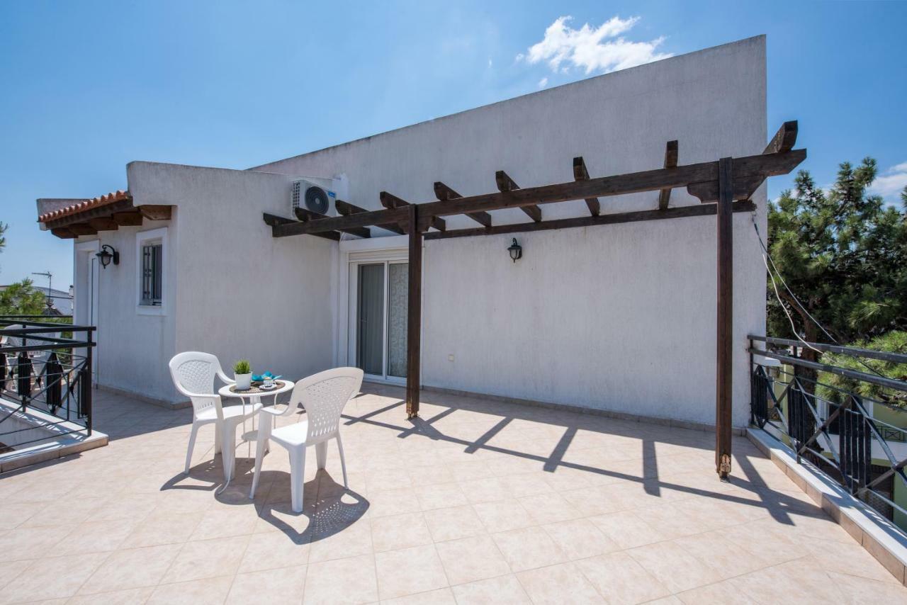 Top Floor Modern Studio In Central Koropi Apartamento Exterior foto